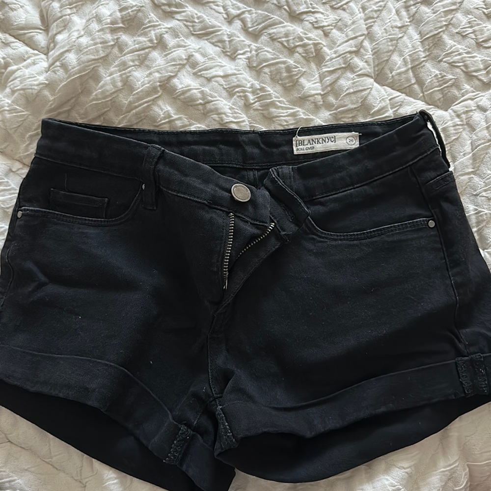blank NYC black shorts size 26